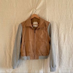 Anthropologie Hei Hei Excursion Bomber Jacket